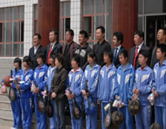 中国内蒙古における植林